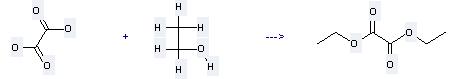 Diethyl oxalate can be prepared by oxalic acid and ethanol by heating